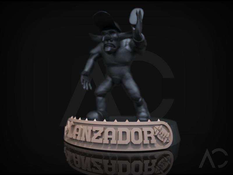 BloodBowl positions - 25 and 32mm - English