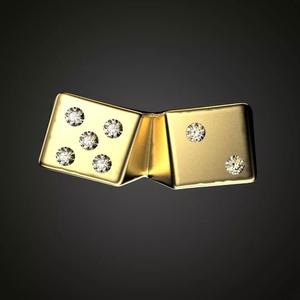Dice Ring For Printing and Casting Jewlery Different Sizes