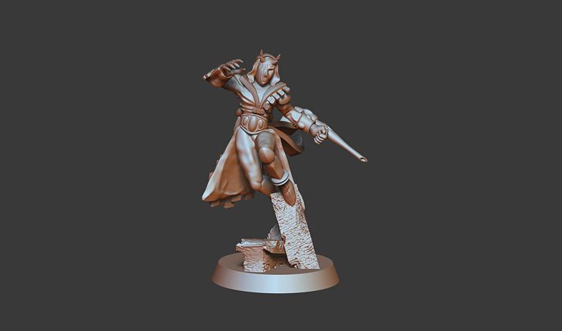 Harlequine Solo Artist Male/Female *PRE-SUPPORTED*