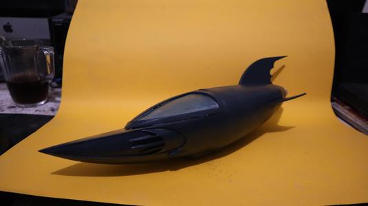Batman animated BatBoat model kit