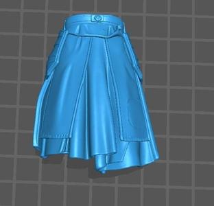 1/12 gi joe classified vest/wearable  "shinti skirt"
