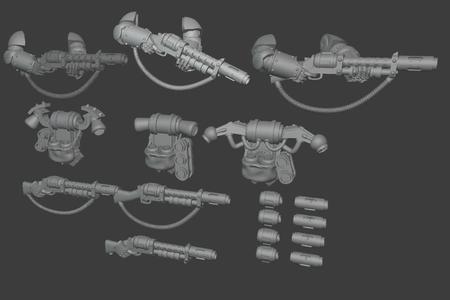 Septic Trencher Special weapons: Trench meltguns
