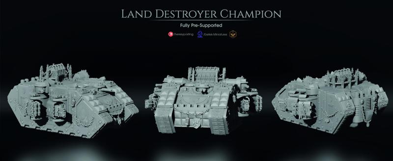 Land Destroyer Champion - Relic War Tank