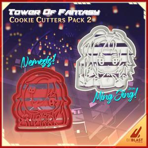 Tower of Fantasy Cookie Cutters Pack 2