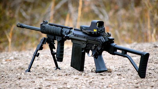 FN FAL with lasgun pattern