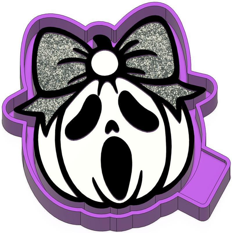 Ghost Pumpkin Freshie STL Mold Housing