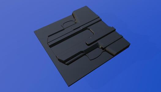 IWI Jericho 941 PL Split Mold vacuum.