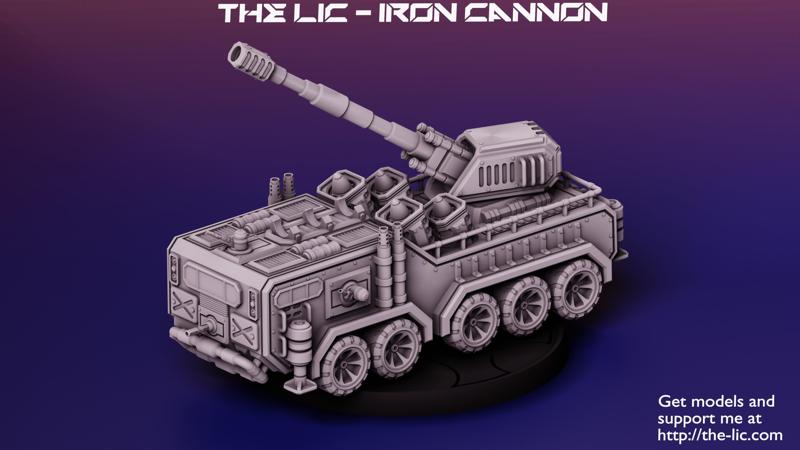The LIC - Iron Canon Heavy Artillery Support Vehicle