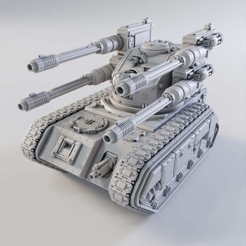 Dark Universe Terran Dominion "Acinonyx" Anti Air Tank