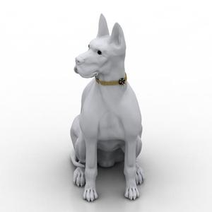 Figurine Dog 3d Model