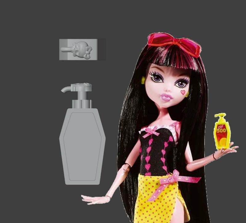 Draculaura Gloom Beach Sunscreen Replacement