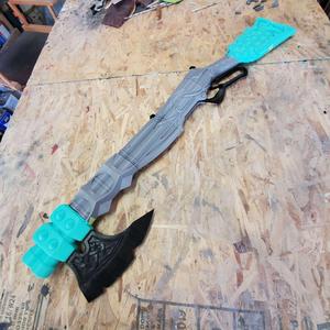 Cosplay Ashe Red Ridding Hood prop