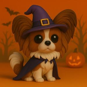 Papillon Halloween Sorcerer POP -STL