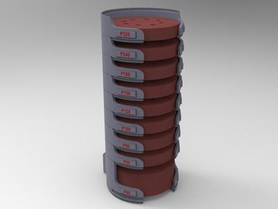 Sanding Disc Organizer 150mm