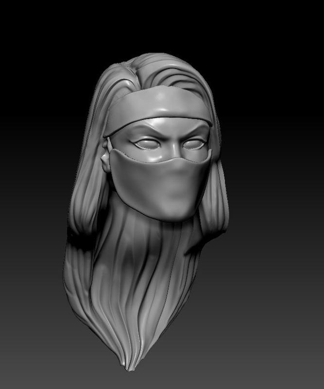 2 Heads Milena, Jade and Kitana Mortal Kombat - action figure