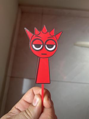 Sprunky Red Cake Topping