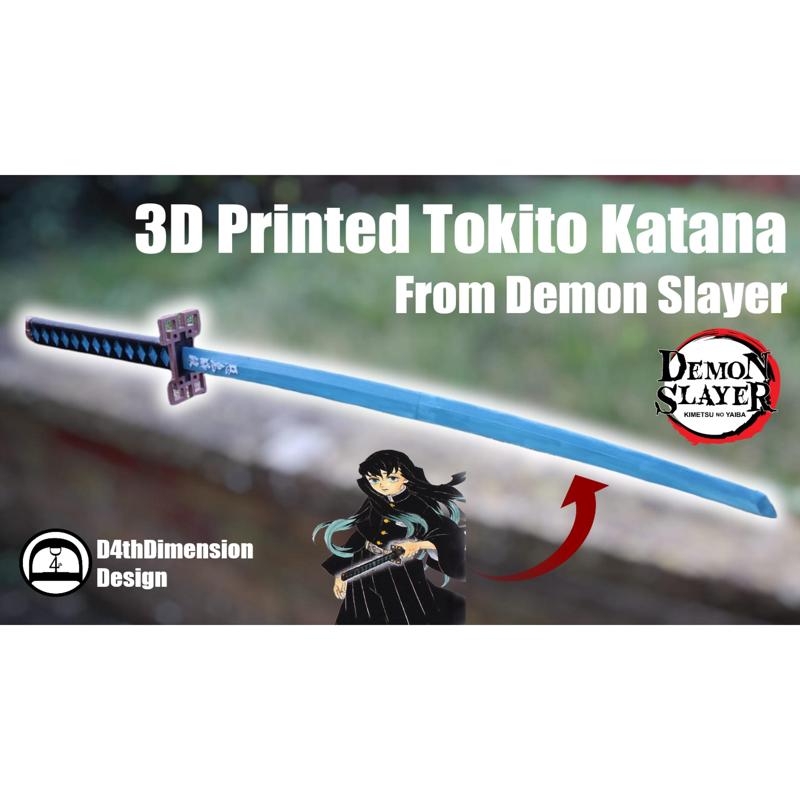 DEMON SLAYER - TOKITO KATANA VERSION 2 - 1:1 SCALE