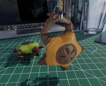 Project Hail Mary - alien Rocky keychain