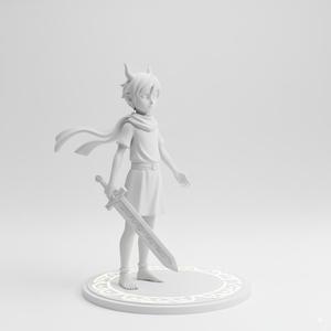 Ancient Ruins Wanderer Figure - Mystical Shadow Guardian for Tabletop & Display