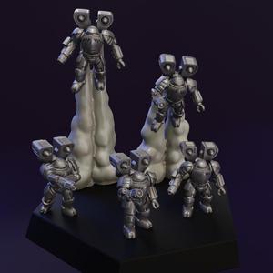 8mm Heavy Exoarmour Infantry