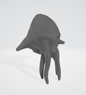 Squid Alien Head