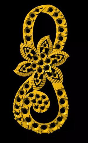 Sidepiece infinity symbol