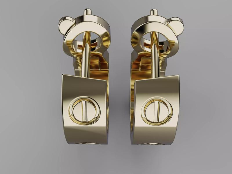 Cartier love earings