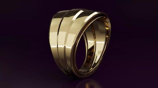 free form ring N39