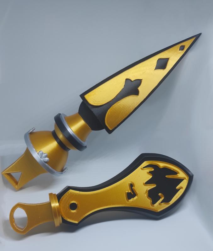 Enkidu Gilgamesh Fate Fgo weapon chains of heaven - Gilgamesh Cosplay - Weapons Props - Ready to 3d Print