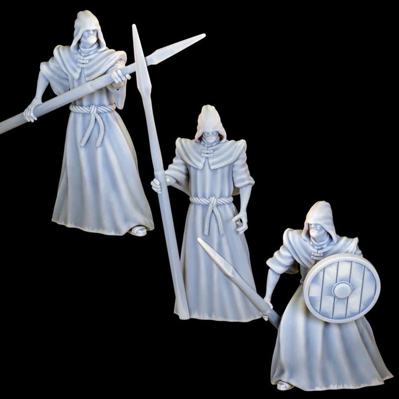 Spear Cultists - Murderous Tabletop Cultists Collection Vol.I