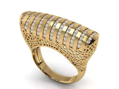 filigree diamond ring