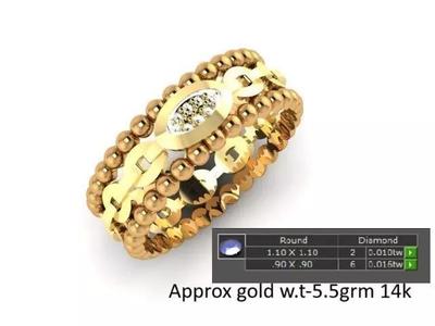gold band ring