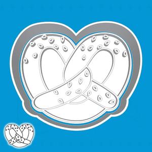 Oktoberfest cookie cutters - pretzel (style 2)