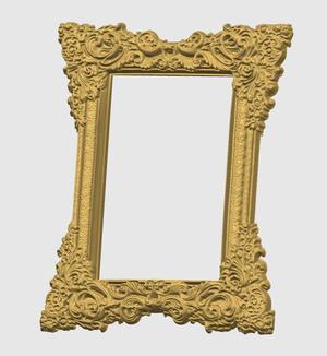 Decorative Picture Frame 04 - Modern Design for 3D Printing