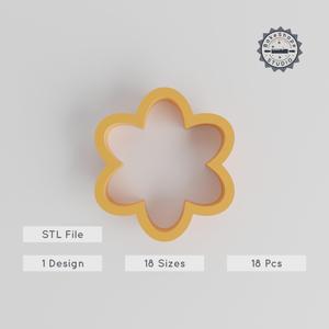 Flower & Blossom Shape Cutter Set, 18 Sizes, Perfect for Cookies, Fondant, Clay, Botanical Spring Floral