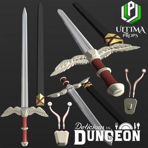 Kensuke Delicious in Dungeon Laios Sword & Scabbard 3D PRINT FILES