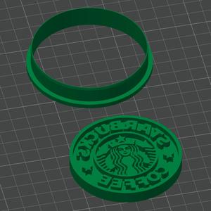 Starbucks Logo Cookie Cutter & Embosser