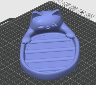 🐱 Cute Cat Soap Dish – 3D Printable STL