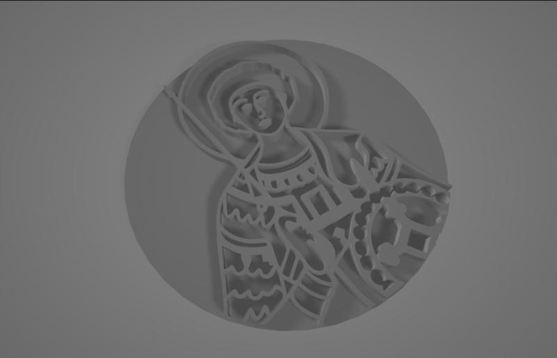 3D modla za kolače Sveti Georgije-Djurdjic