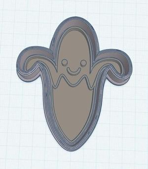 Banana Cookie Cutter - Smiley