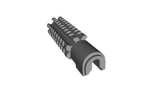 SKS PAP ZASTAVA M59/66 PICATINNY COVER RAIL 2 RAILS