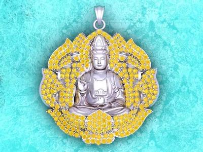 Buddha Guan Yin Pendant