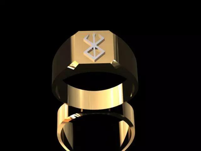 Berserk ring with sacrifice brand on it