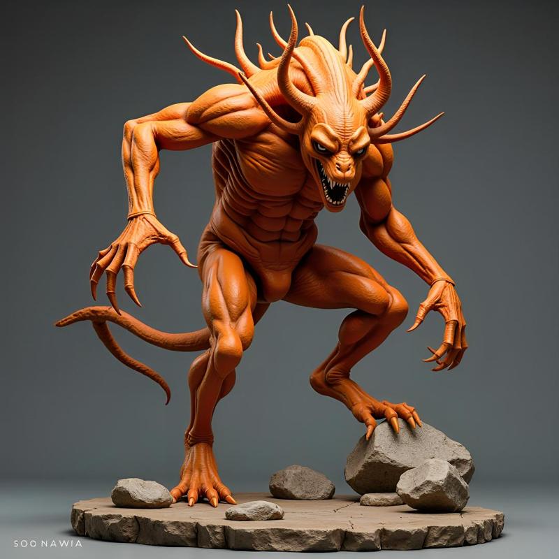 Feral Horror: 28-32mm Scale Fantasy Monster