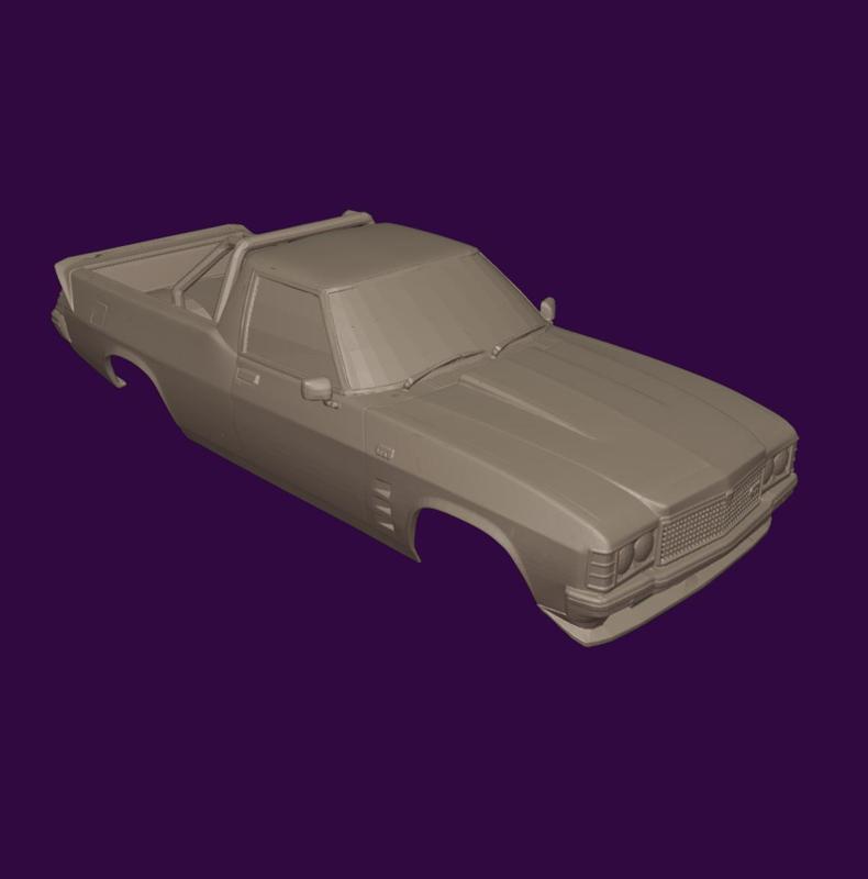 RC BODY HZ GTS KINGSWOOD GTS UTE 3D STL PRINT