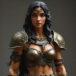 Bronze Amazonian Warrior (28-32mm)