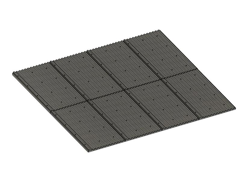 Modelling Corrugated Roofing Sheets Various Sizes