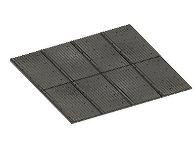 Modelling Corrugated Roofing Sheets Various Sizes