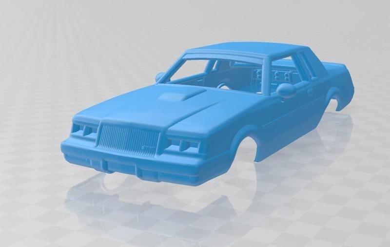 Buick Regal Grand National 1987 – STL Body Car Only