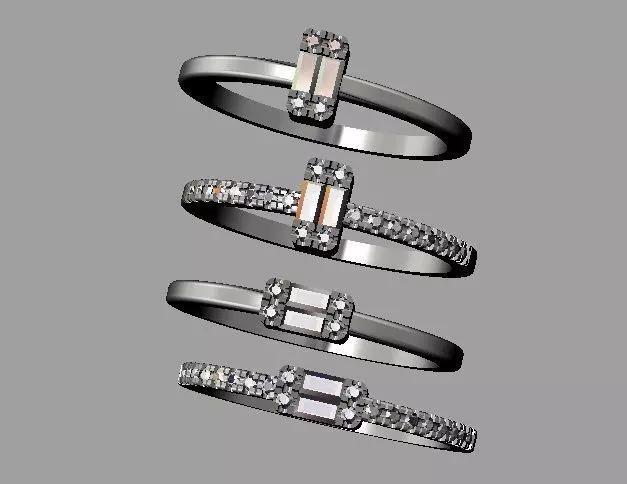 Baquette Diamond Ring